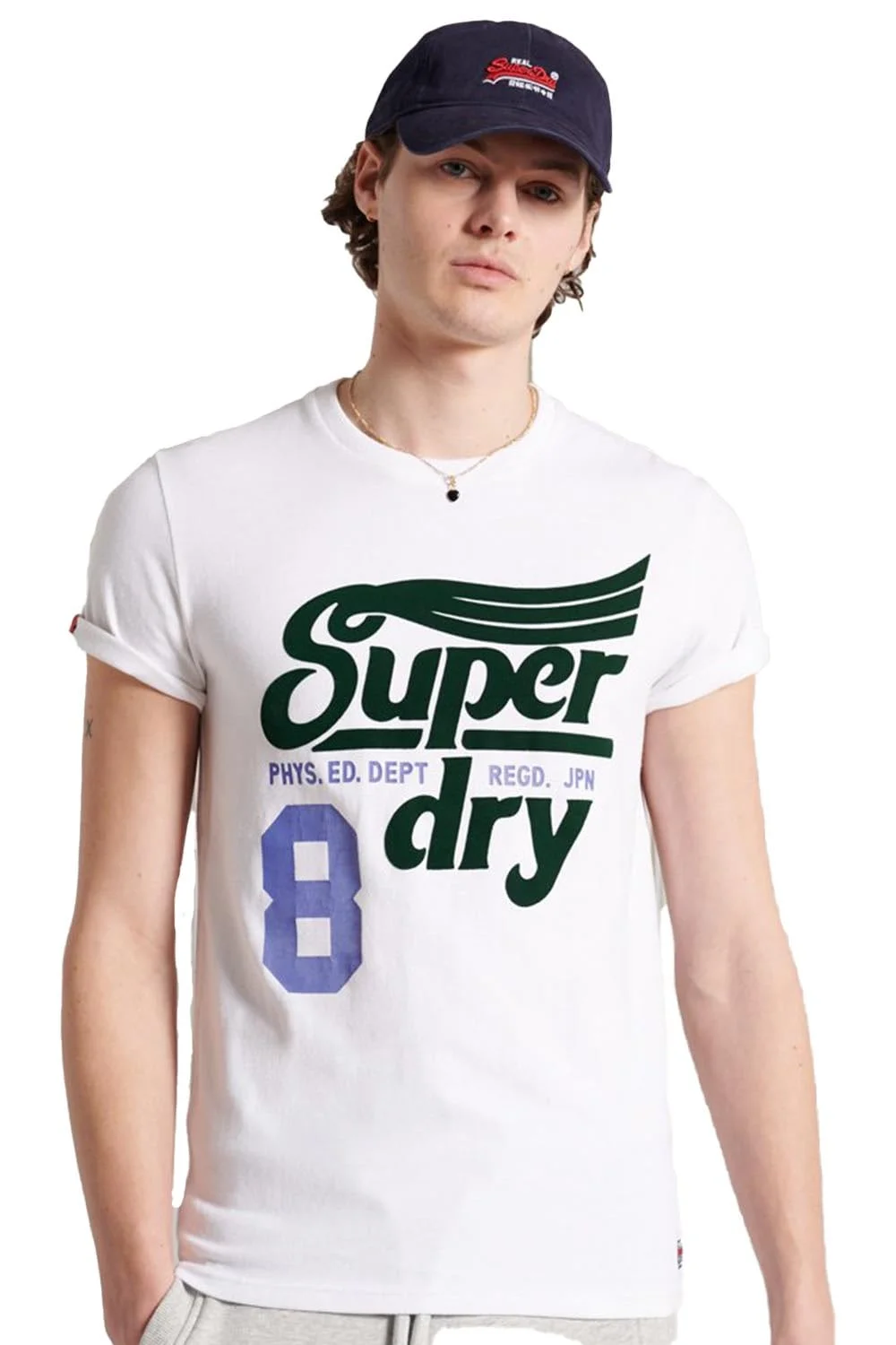 Φωτογραφία προϊόντος: SUPERDRY COLLEGIATE GRAPHIC TEE M1010881A-T7X Λευκό