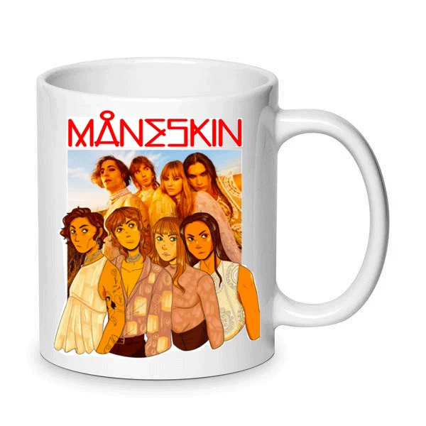 Φωτογραφία προϊόντος: Κούπα Maneskin no7 κεραμική λευκή 330ml