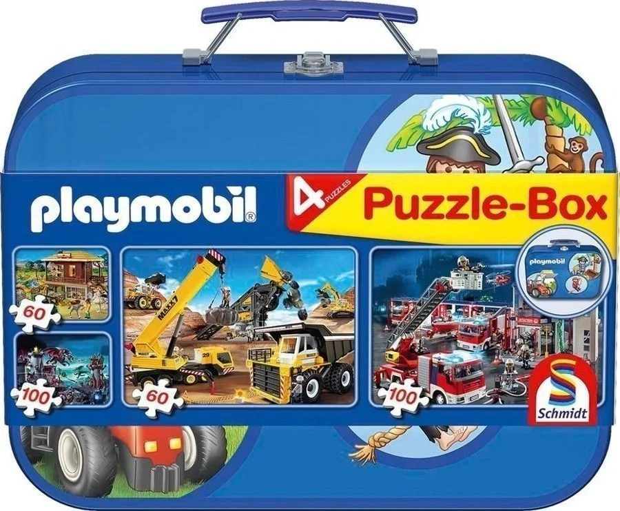 Φωτογραφία προϊόντος: Παιδικό Puzzle Playmobil 320pcs για 6+ Ετών για αγόρια 4 σε 1
