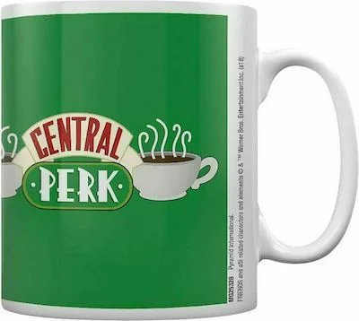 Φωτογραφία προϊόντος: Αυθεντική Κούπα Friends Tv - Central Perk Mug Green Κεραμική 315ml