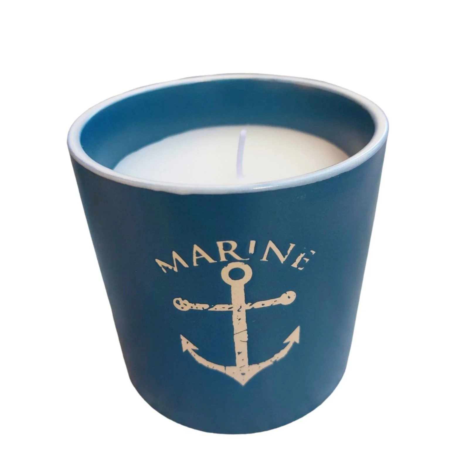 Φωτογραφία προϊόντος: Επιτραπέζιο Κερί Marine nautical style blue 10x10cm ναυτικού στυλ
