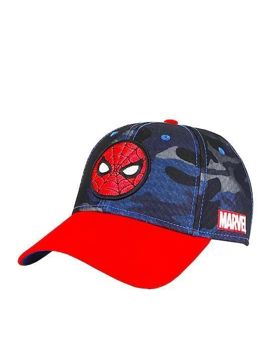 Φωτογραφία προϊόντος: Παιδικό Καπέλο Authentic Spiderman Hat Red Blue Marvel με ρυθμιζόμενο κούμπωμα