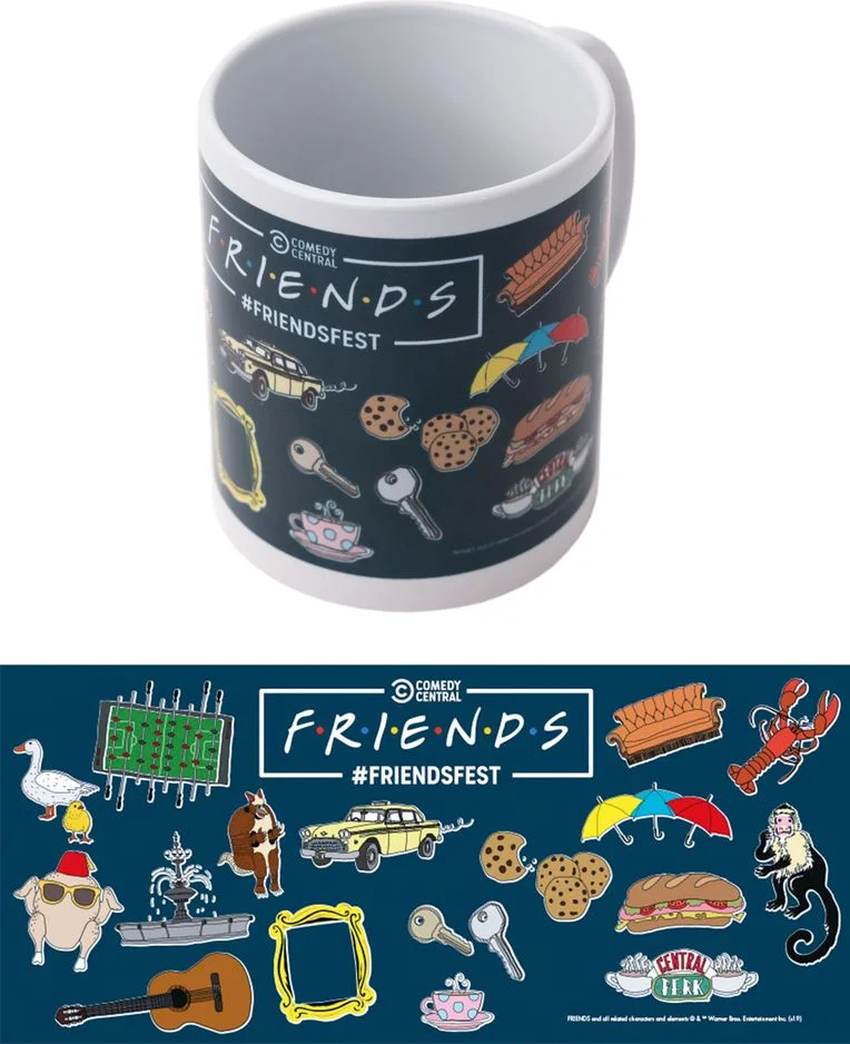 Φωτογραφία προϊόντος: The Friends - Central Perk Puzzle Κούπα Κεραμική Μπλε 330ml original
