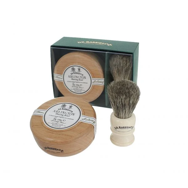 Φωτογραφία προϊόντος: Dr Harris Arlington shaving gift set(shaving soap in bowl 100ml and sh.brush)