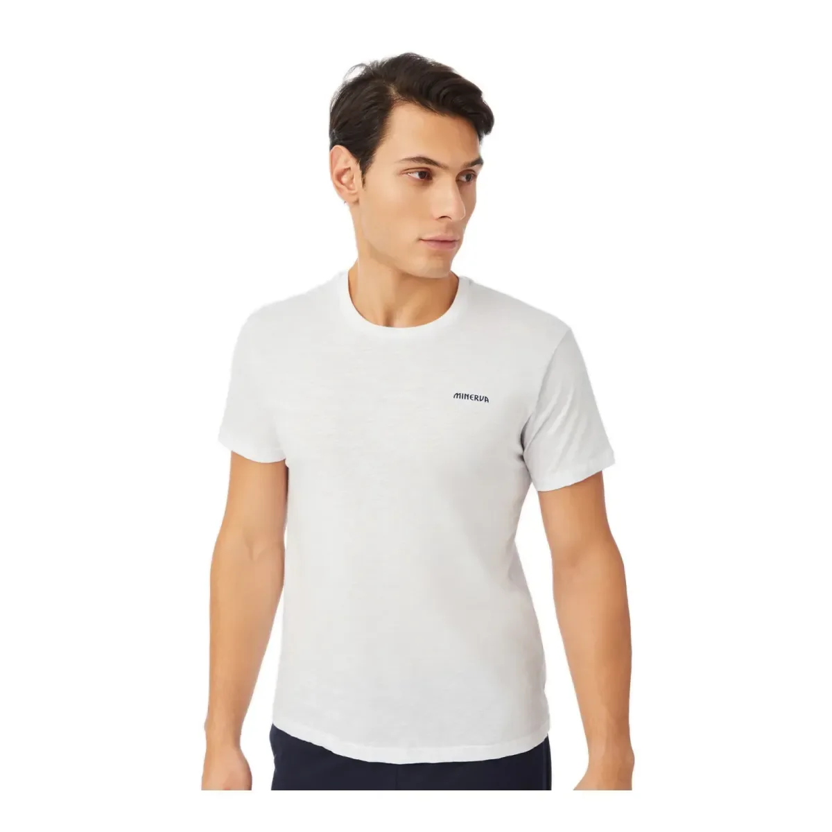 Φωτογραφία προϊόντος: Minerva Ανδρικό T-Shirt Classic Logo, Χρώμα Λευκό