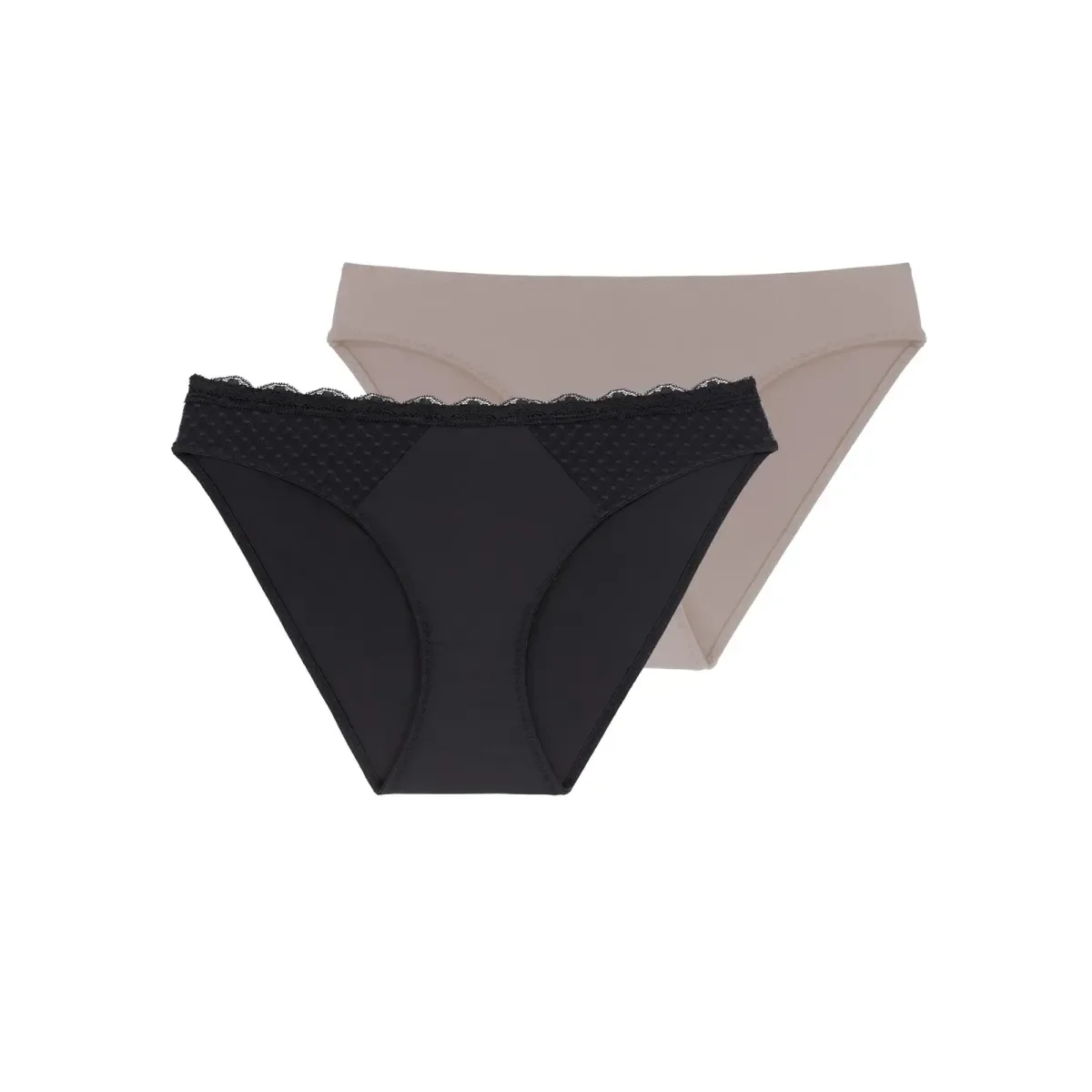 Φωτογραφία προϊόντος: DORINA Γυναικείο Slip Aidan Brief - Διπλό Πακέτο, Χρώμα Μαύρο-Μπεζ