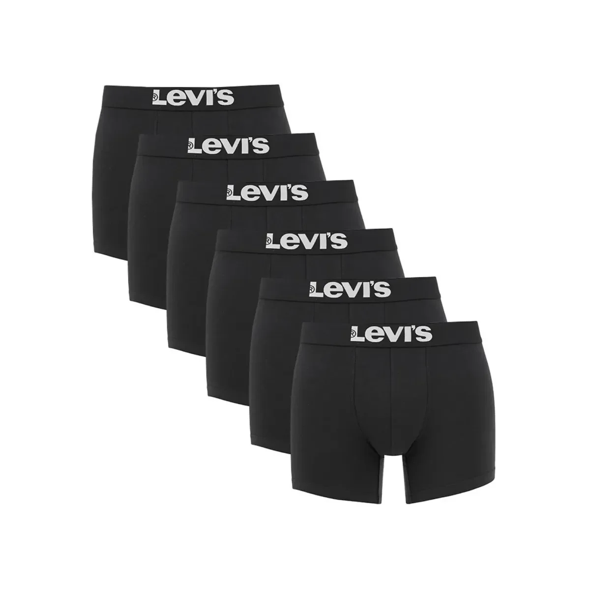 Φωτογραφία προϊόντος: Levi's Ανδρικό Boxer Solid Basic Organic Cotton - Εξάδα, Χρώμα Μαύρο