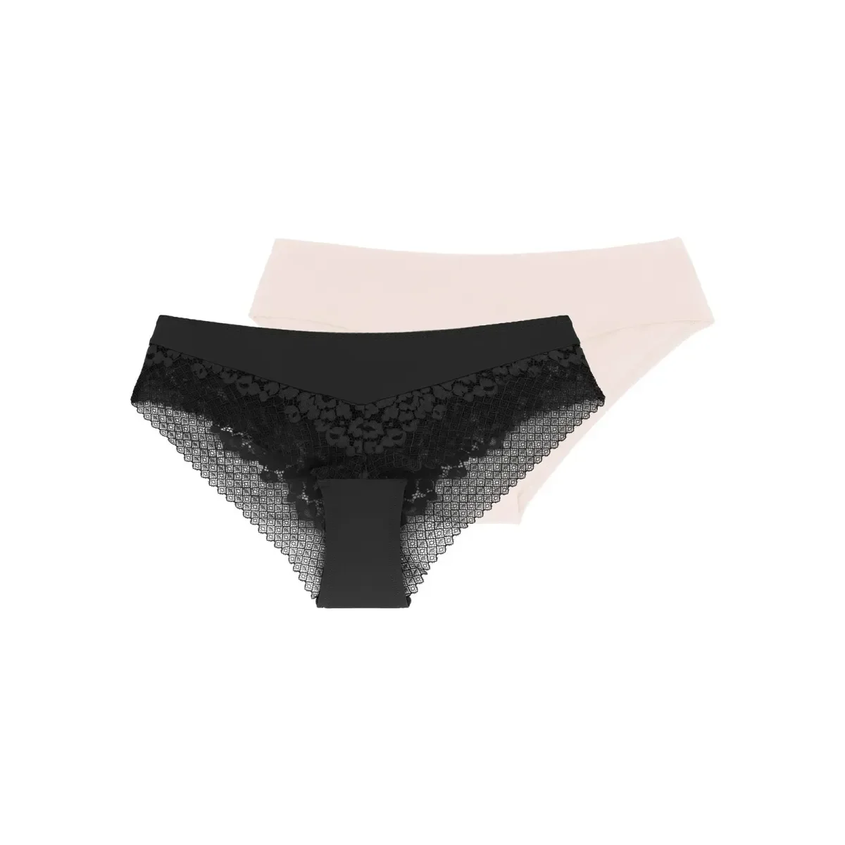 Φωτογραφία προϊόντος: DORINA Γυναικείο Slip Kelsea Cheeky Hipster - Διπλό Πακέτο, Χρώμα Μαύρο-Ιβουάρ