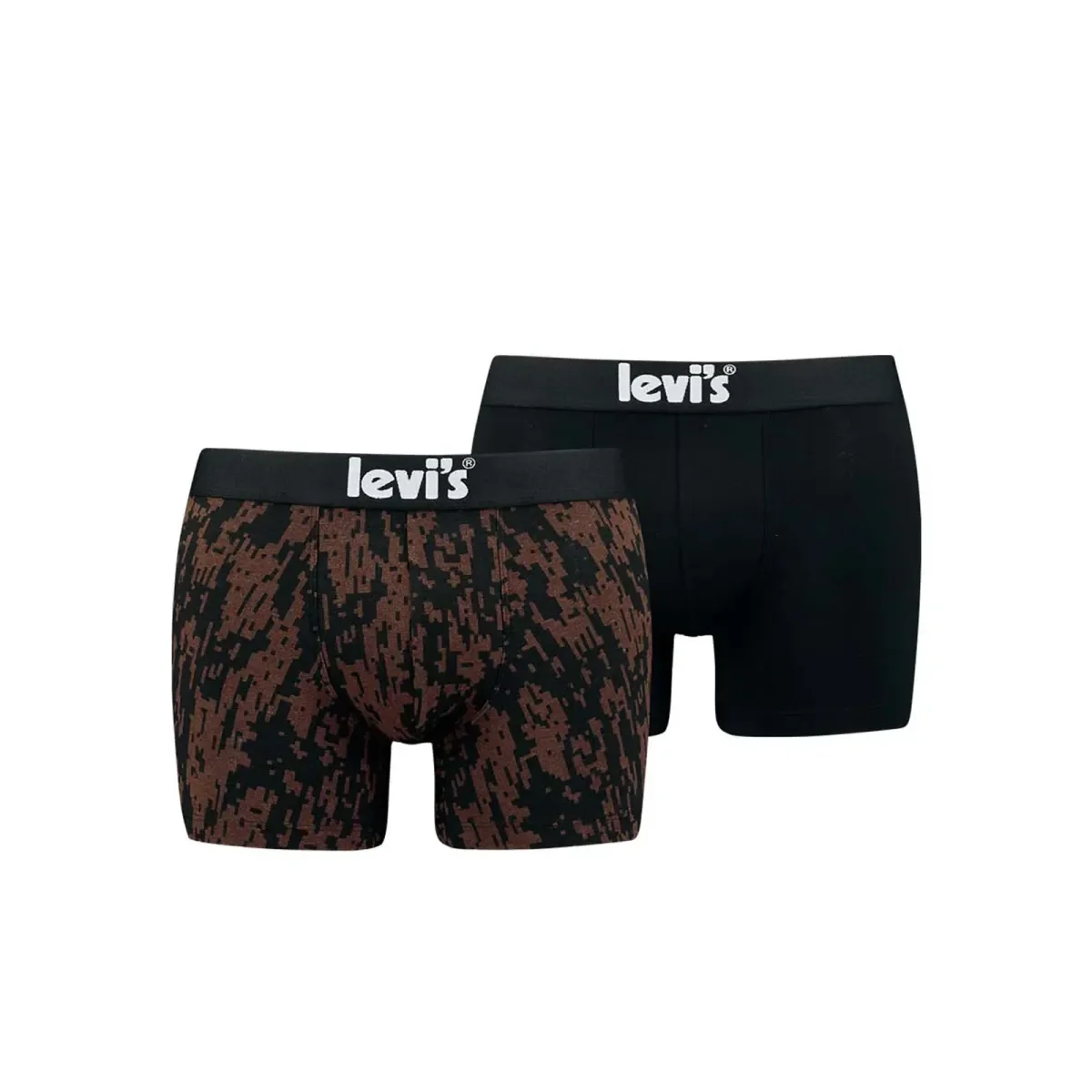 Φωτογραφία προϊόντος: Levi's Ανδρικό Boxer Digital Camo Organic Cotton - Διπλό Πακέτο, Χρώμα Brown Combo