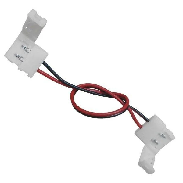 Φωτογραφία προϊόντος: [:el]Διπλός Connector 10mm 15cm Για Ταινία LED 7.2 + 14.4 Watt[:en]Double Connector With Cable 10mm 15cm for LED Strip 7.2 + 14.4 Watt[:]