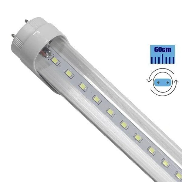 Φωτογραφία προϊόντος: [:el]Λάμπα LED T8 60cm 10 Watt, 230V, 120°, Θερμό-Ψυχρό[:en]LED Tube T8 60cm 10 Watt, 230V, 120°, Warm-Cold[:]