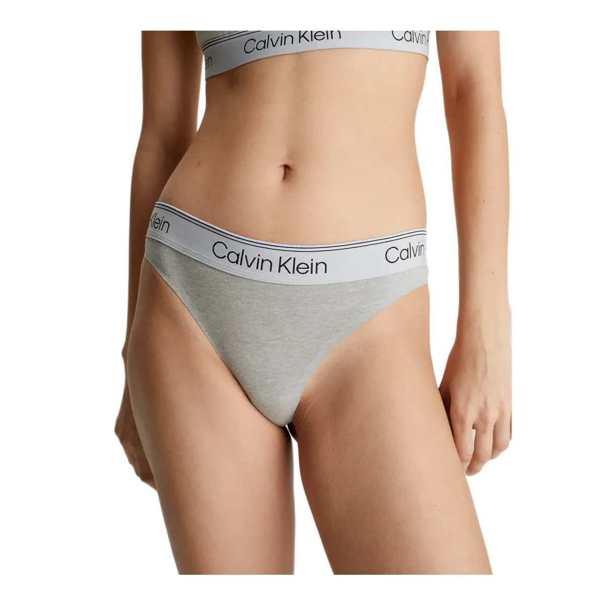 Φωτογραφία προϊόντος: Calvin Klein Γυναικείο String Athletic Cotton Thong, Χρώμα Ath Grey Heather