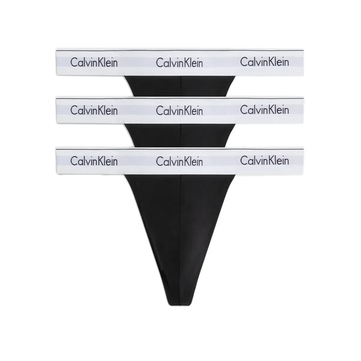 Φωτογραφία προϊόντος: Calvin Klein Ανδρικό String Modern Cotton Thong - Τριπλό Πακέτο, Χρώμα Μαύρο