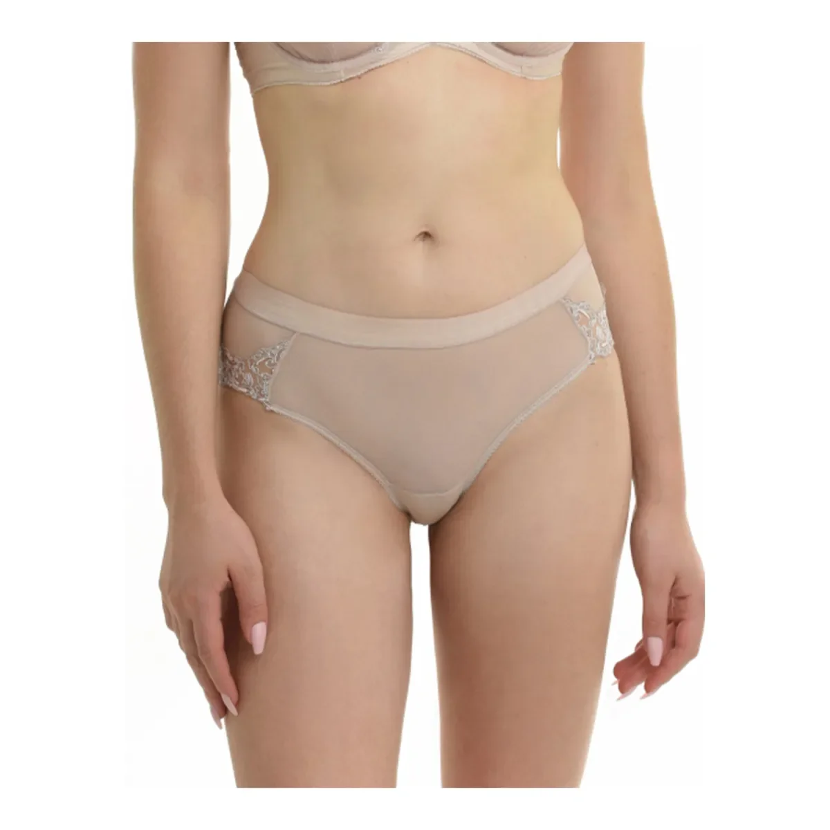Φωτογραφία προϊόντος: Miss Rosy Γυναικείο Slip Boxer Δαντέλα Victoria, Χρώμα Dusty Rose