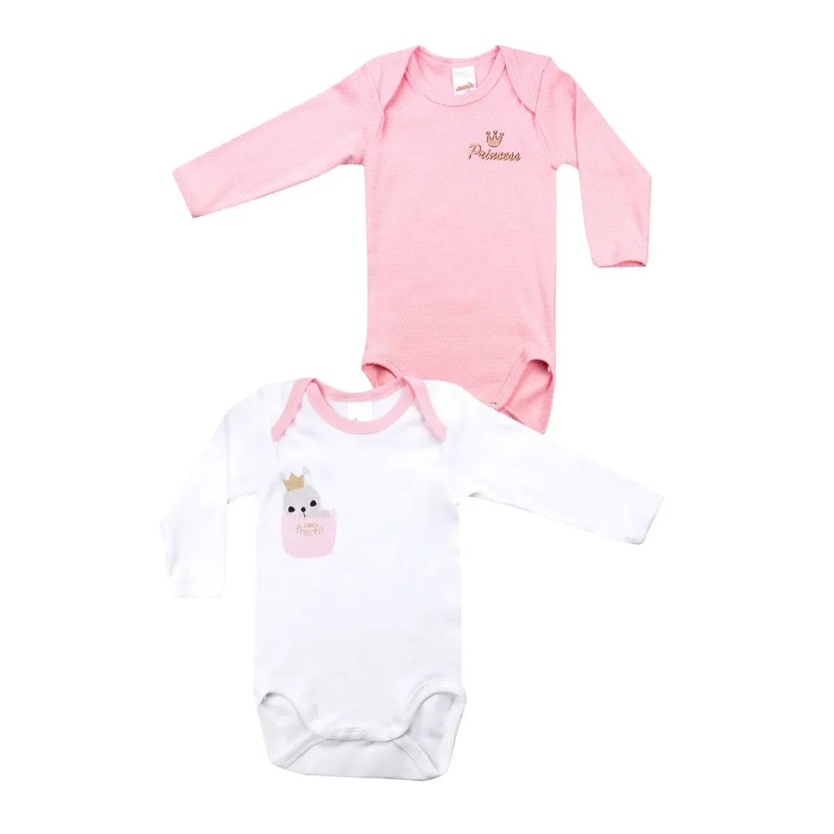 Φωτογραφία προϊόντος: Minerva Φορμάκι Baby Κορίτσι Princess - Διπλό Πακέτο, Χρώμα Λευκό-Ροζ