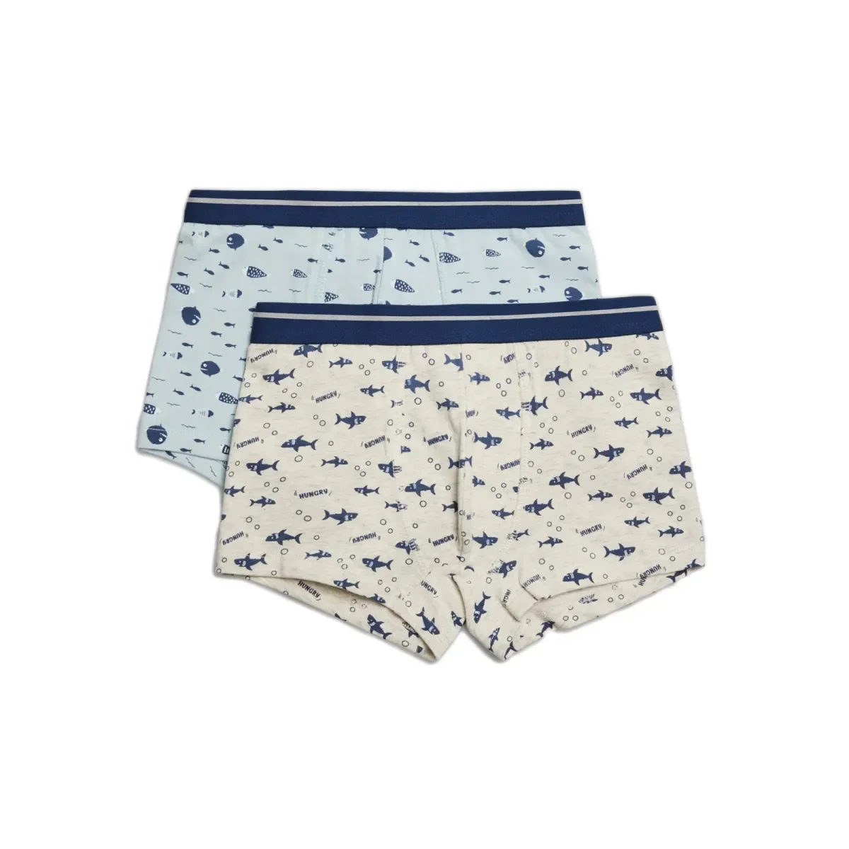 Φωτογραφία προϊόντος: Ysabel Mora Παιδικό Boxer Αγόρι Sea Bottom - Διπλό Πακέτο, Χρώμα Γαλάζιο-Ιβουάρ