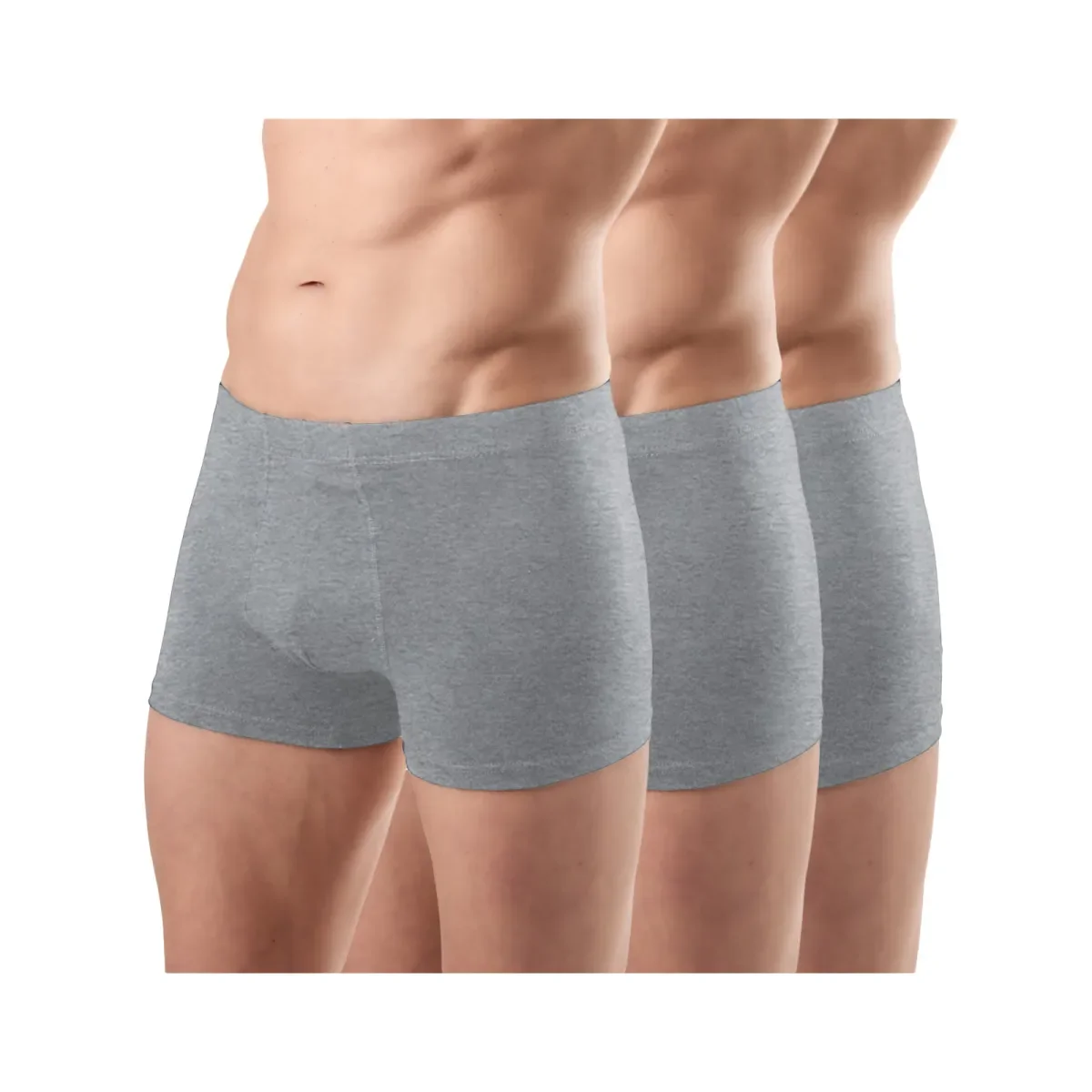 Φωτογραφία προϊόντος: FMS Ανδρικό Boxer Classic Short Εφαρμοστό - Τριπλό Πακέτο, Χρώμα Ανθρακί