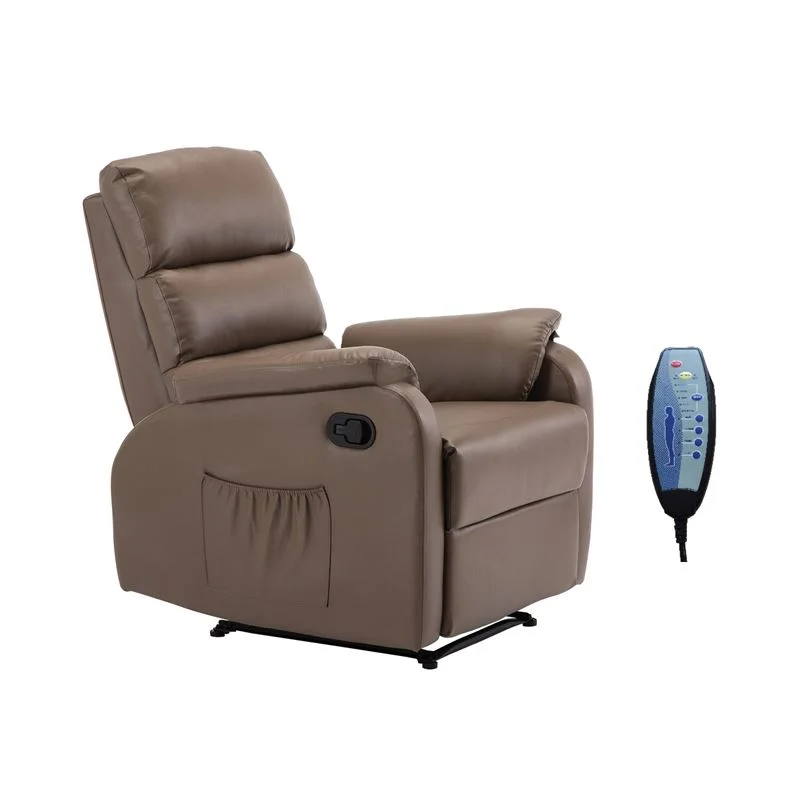 Φωτογραφία προϊόντος: COMFORT Massage Πολυθρόνα Relax, Σαλονιού - Καθιστικού, PU Cappuccino