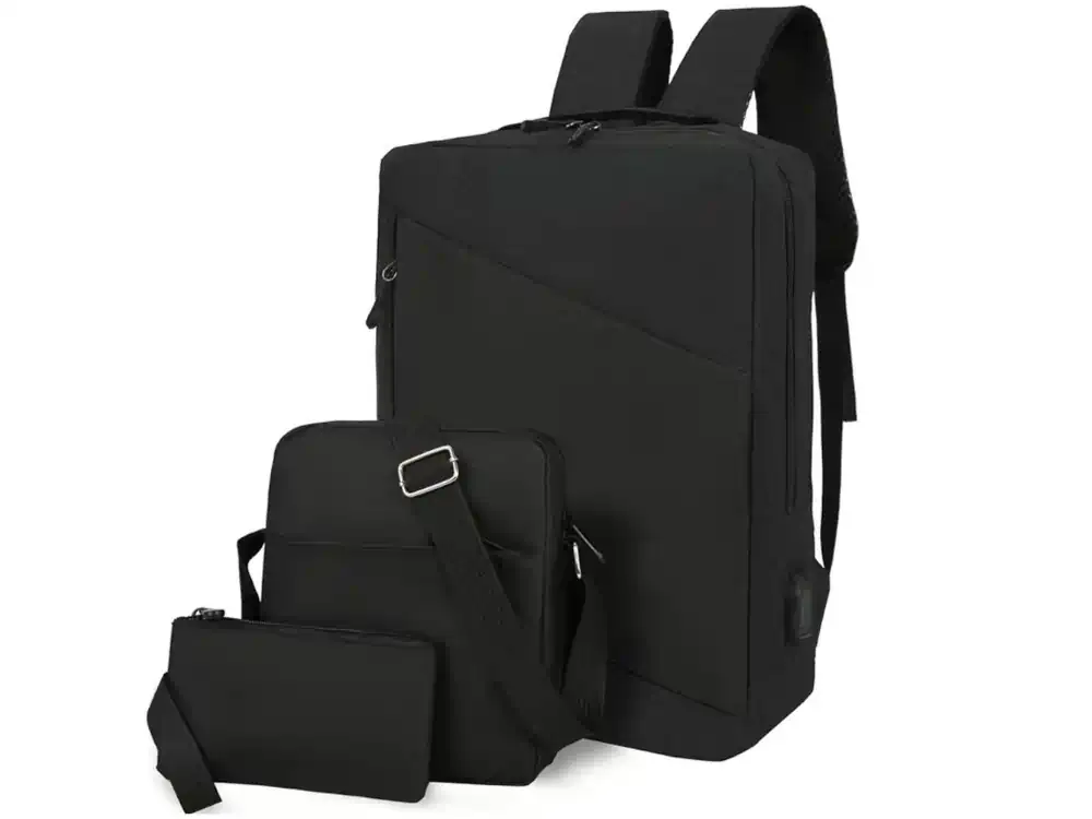 Φωτογραφία προϊόντος: Βackpack Για Laptop 3 σε 1 Έως 15.6" Μαύρο (BP-06)