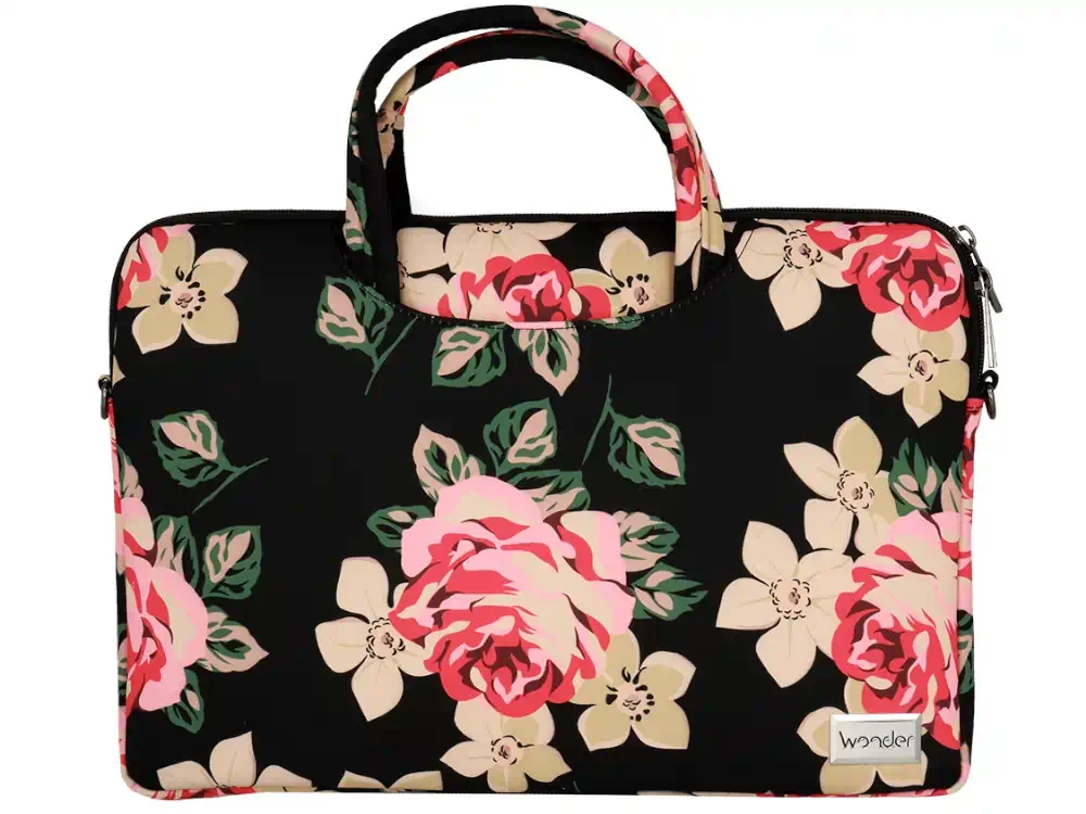 Φωτογραφία προϊόντος: Τσάντα Laptop 13″-14" Wonder Black and Roses