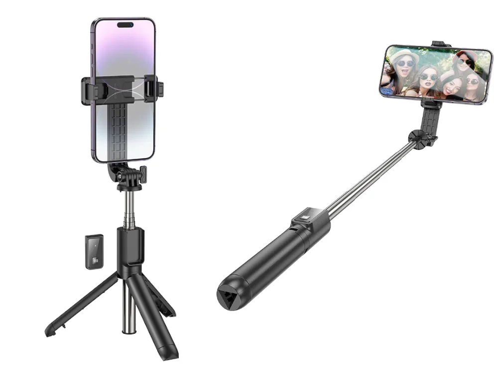 Φωτογραφία προϊόντος: Selfie Stick / Τρίποδο Κινητού Borofone BY11 Bluetooth Μαύρο