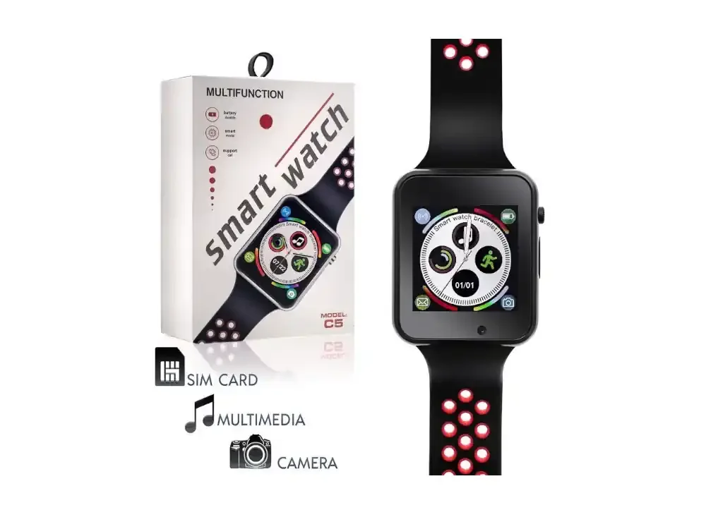 Φωτογραφία προϊόντος: Smartwatch GPS με κάρτα SIM C5 Black για παιδιά!