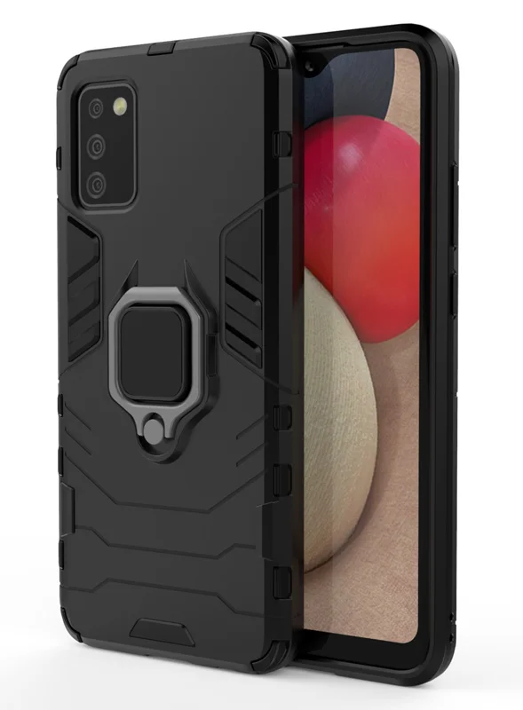 Φωτογραφία προϊόντος: POWERTECH Θήκη Ring Armor MOB-1673 για Samsung A02s, μαύρη