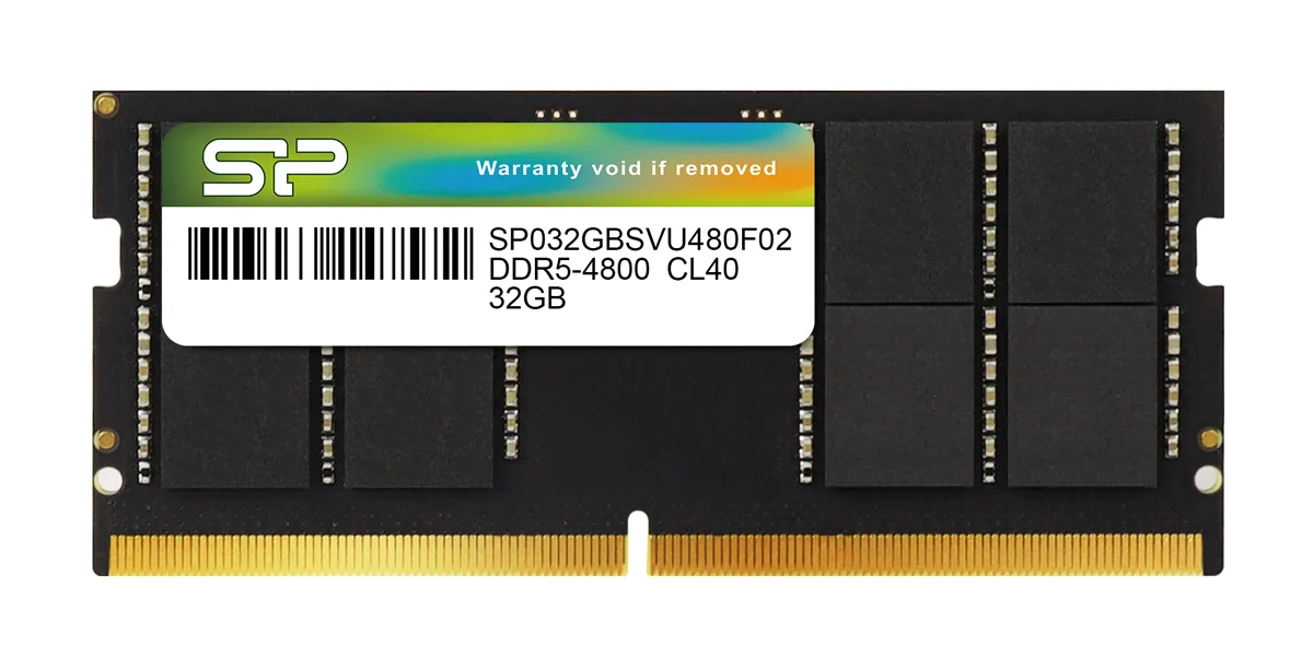 Φωτογραφία προϊόντος: SILICON POWER μνήμη DDR5 SODIMM SP032GBSVU480F02, 32GB, 4800MHz, CL40