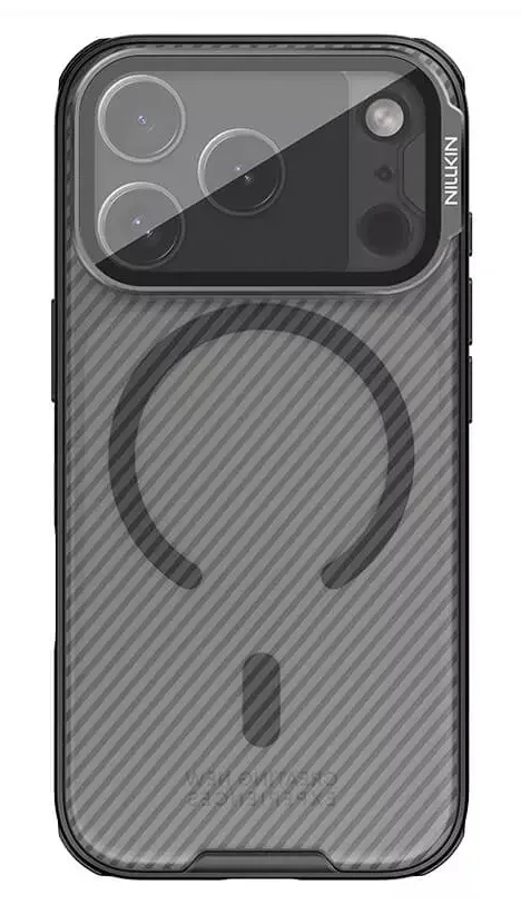 Φωτογραφία προϊόντος: NILLKIN θήκη CamShield Prop Magnetic για Apple iPhone 17 Pro, διάφανη/μαύρη