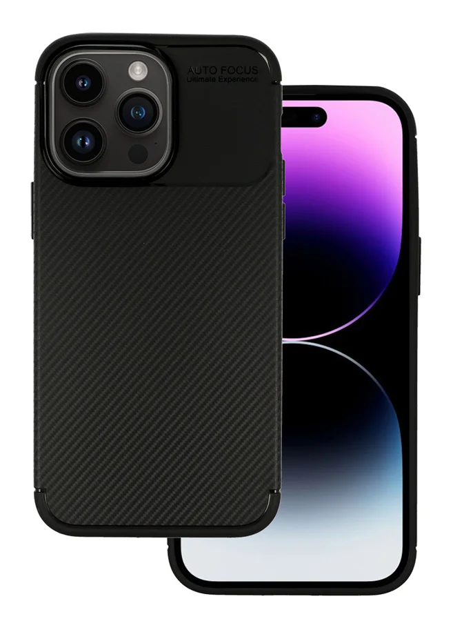 Φωτογραφία προϊόντος: VENNUS Θήκη Carbon Elite VNS-0058 για iPhone 14 Pro Max, μαύρη