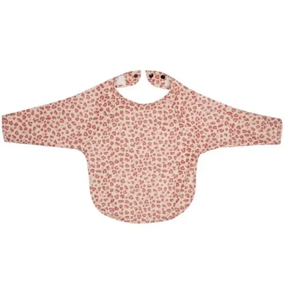 Φωτογραφία προϊόντος: Bebejou Σαλιάρα Mε Μανίκι Leopard Pink - 3058123