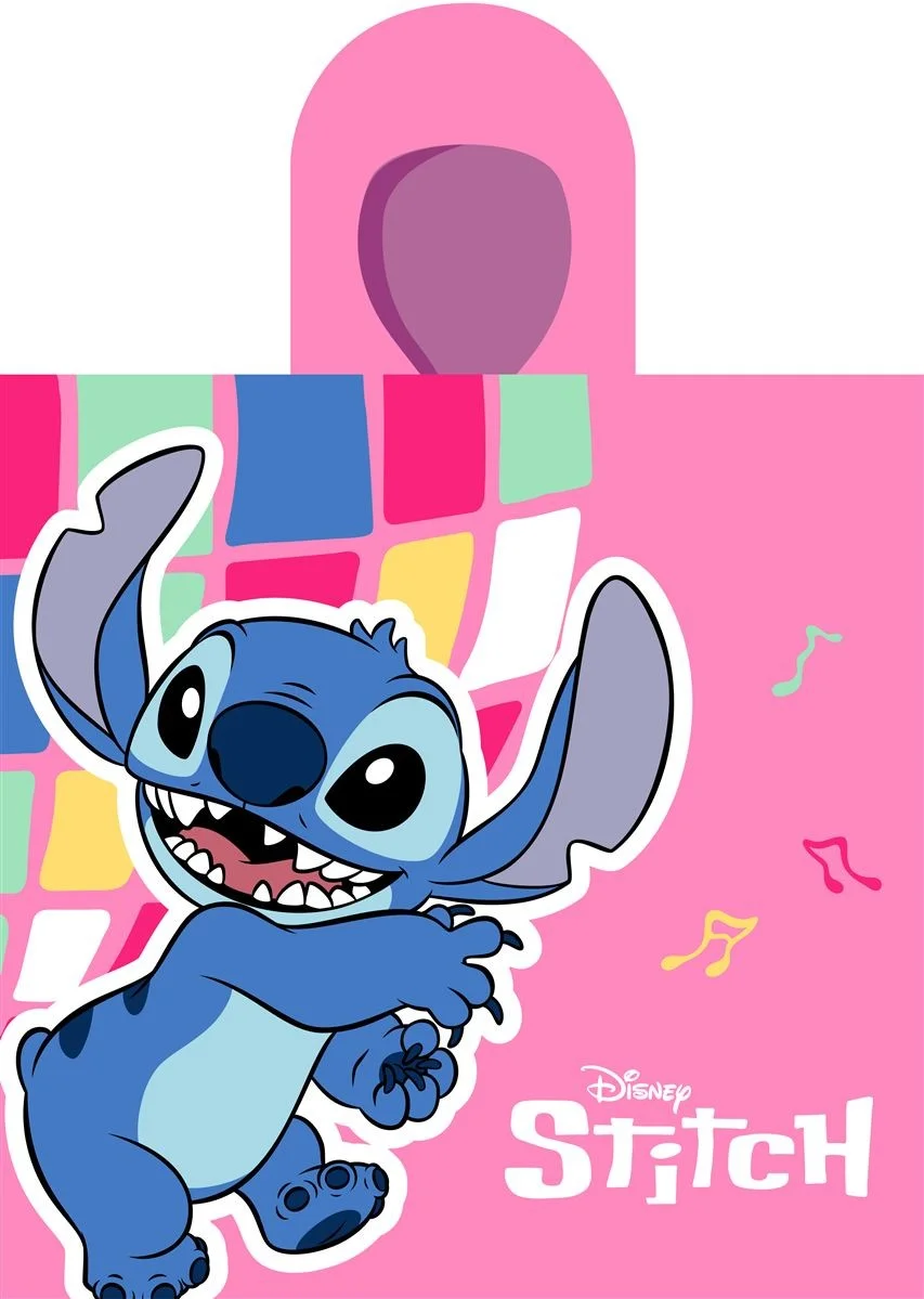Φωτογραφία προϊόντος: Πόντσο Quick Dry Microfiber 50x100εκ. Disney Home Lilo & Stitch 275 Pink Dimcol