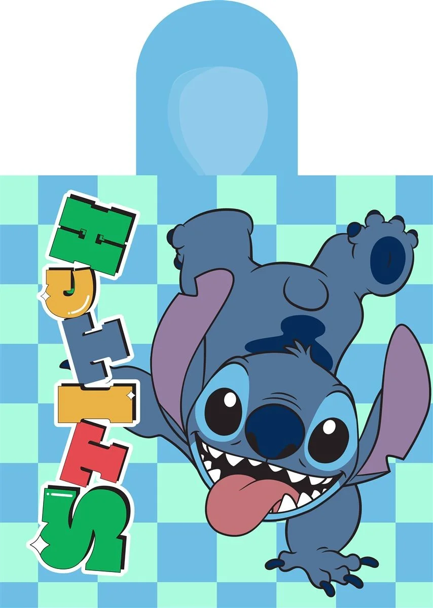 Φωτογραφία προϊόντος: Πόντσο Quick Dry Microfiber 50x100εκ. Disney Home Lilo & Stitch 196 Aqua-Sky Blue Dimcol