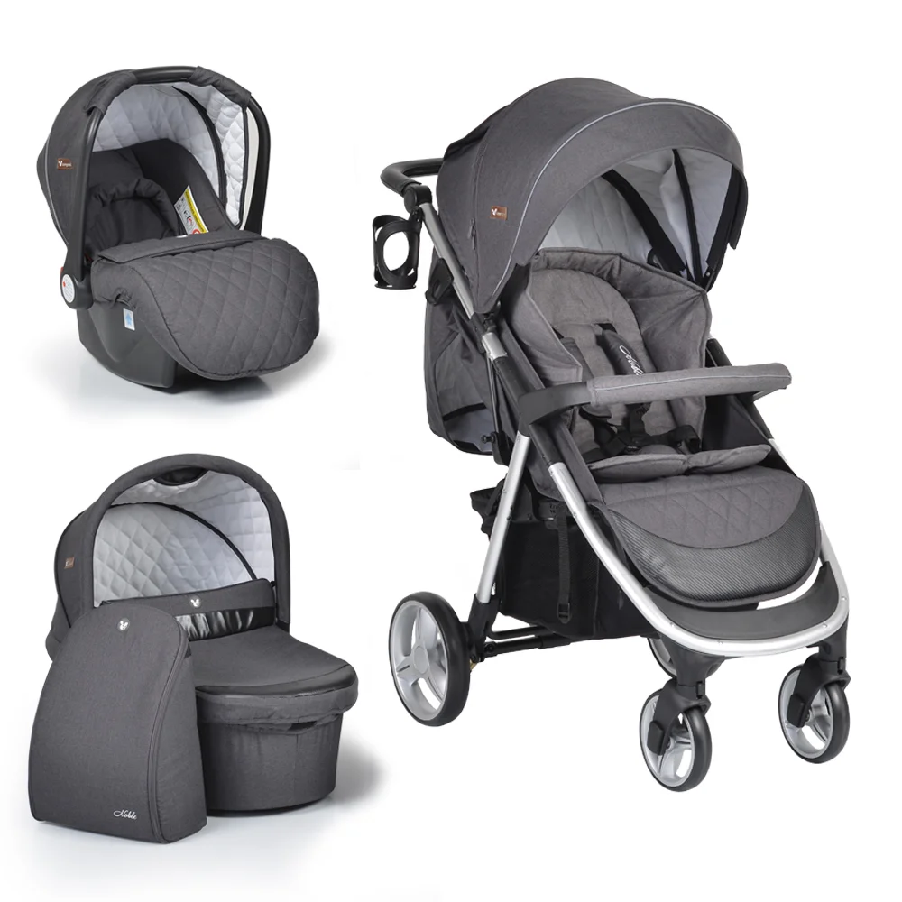 Φωτογραφία προϊόντος: CANGAROO - Baby stroller Noble dark grey - 3800146235543