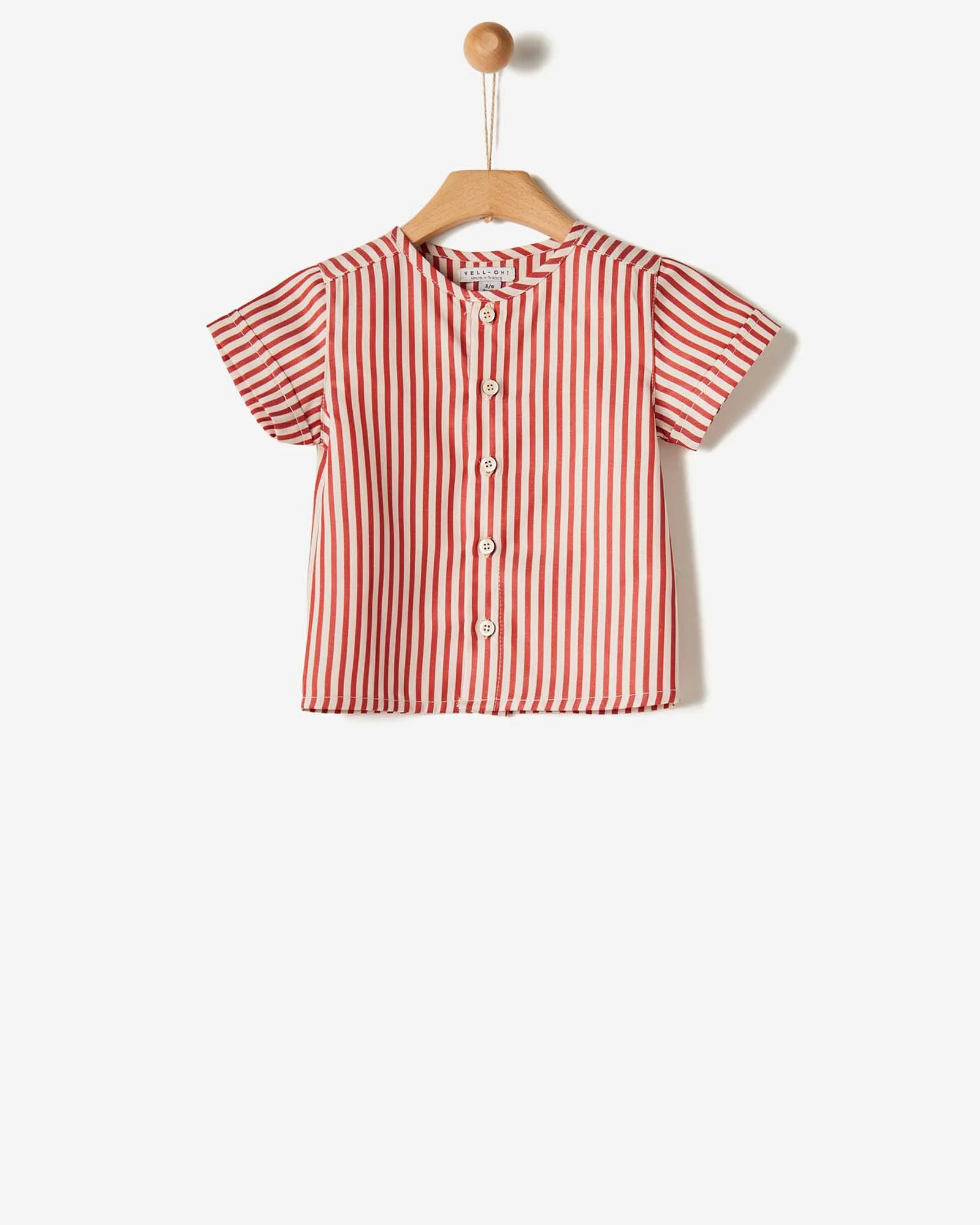 Φωτογραφία προϊόντος: Yell-oh! Πουκάμισο Ριγέ Tencel Fiesta Red 41071313013