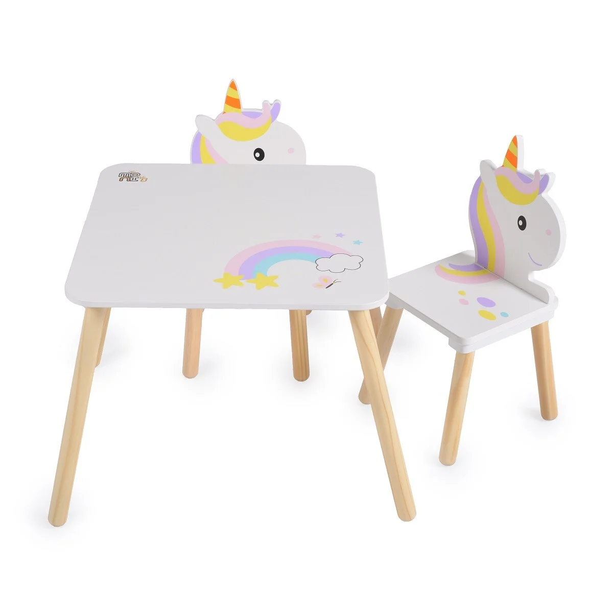 Φωτογραφία προϊόντος: MONI TOYS - WoodenTable and 2 Chairs Unicorn - 380014622255