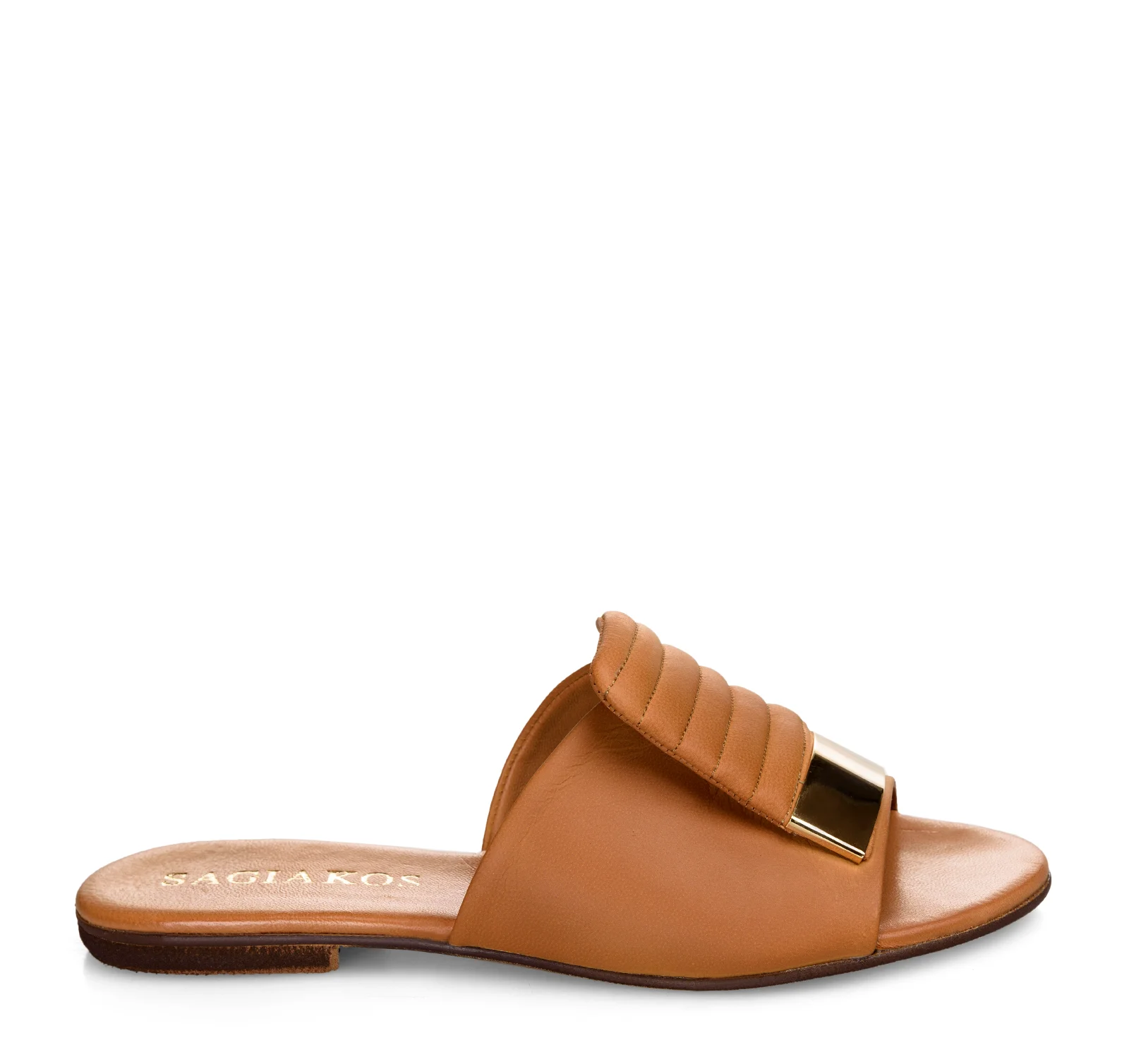 Φωτογραφία προϊόντος: ΓΥΝΑΙΚΕΙΑ MULES OPEN TOE SAGIAKOS TABAC 19394