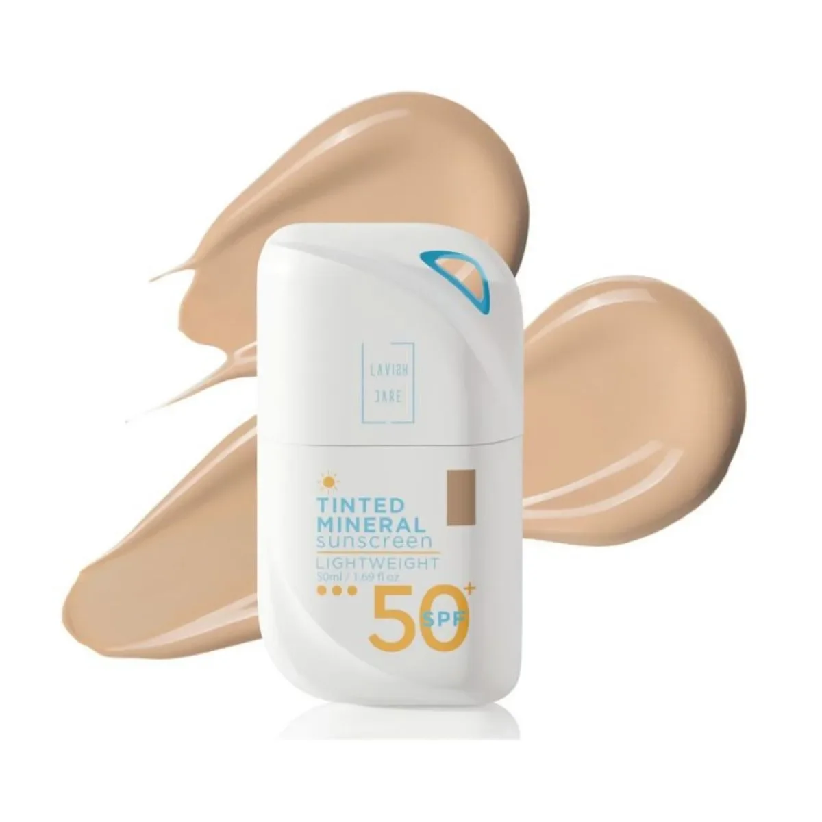 Φωτογραφία προϊόντος: Lavish Care Tinted Mineral Sunscreen SPF50+ Αντηλιακό Προσώπου με Χρώμα 02 Medium Shade 50ml