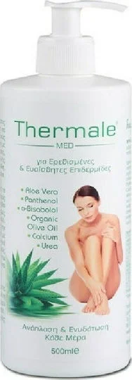 Φωτογραφία προϊόντος: Labo+Pharm Thermale Aloe Vera Ενυδατική Κρέμα Ανάπλασης με Aloe Vera για Ευαίσθητες Επιδερμίδες 500ml