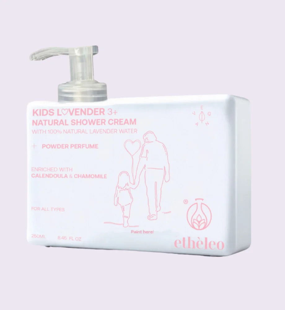Φωτογραφία προϊόντος: ETHELEO Kids Lovender 3+ Natural Shower Cream