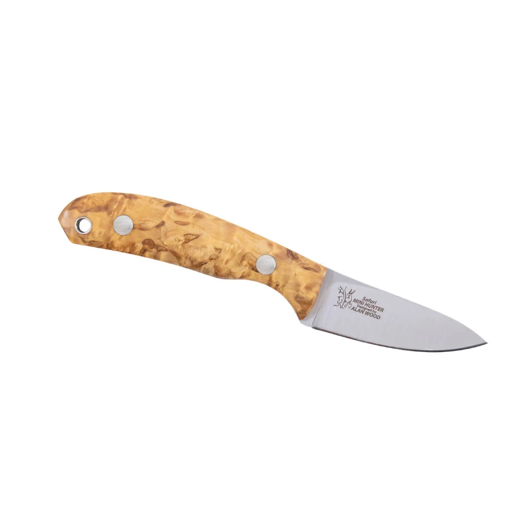 Φωτογραφία προϊόντος: Casstrom Safari Mini Hunter Stabilised Curly Birch Stainless Steel