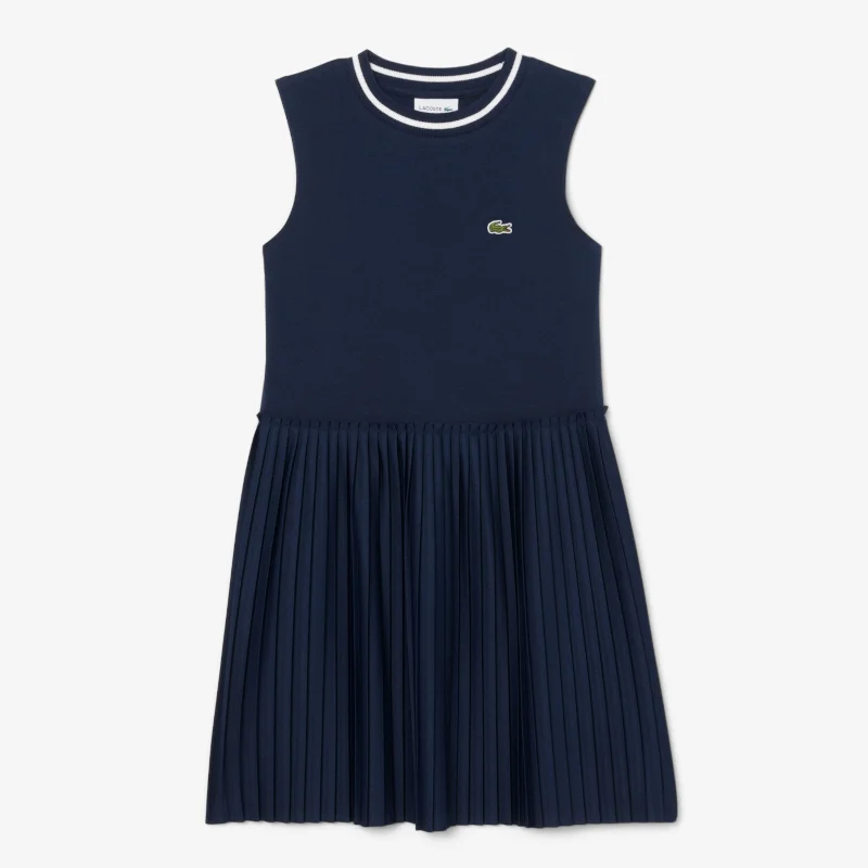 Φωτογραφία προϊόντος: Φόρεμα παιδικό Lacoste Sleeveless Pleated Navy Blue