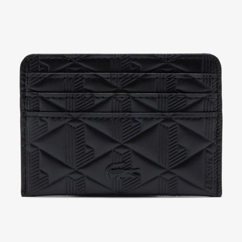 Φωτογραφία προϊόντος: Καρτοθήκη Lacoste Maheki Embossed Leather Card Holder