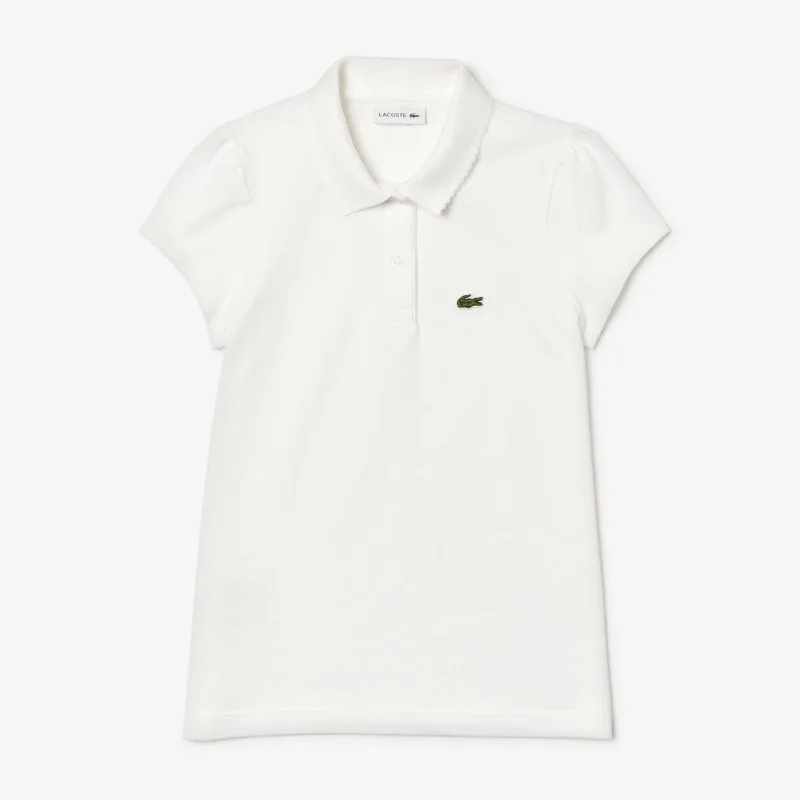 Φωτογραφία προϊόντος: Παιδική Mini Piqué Polo Μπλούζα Lacoste Wave Collar White