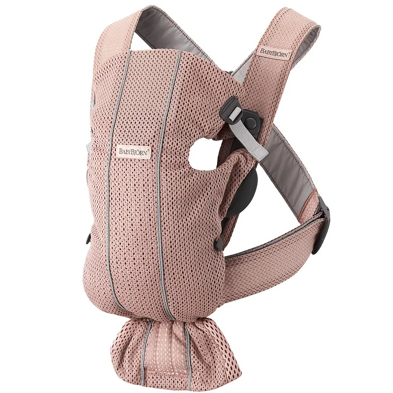 Φωτογραφία προϊόντος: BabyBjörn BabyBjorn Μάρσιπος Mini 3D Mesh Dusty pink