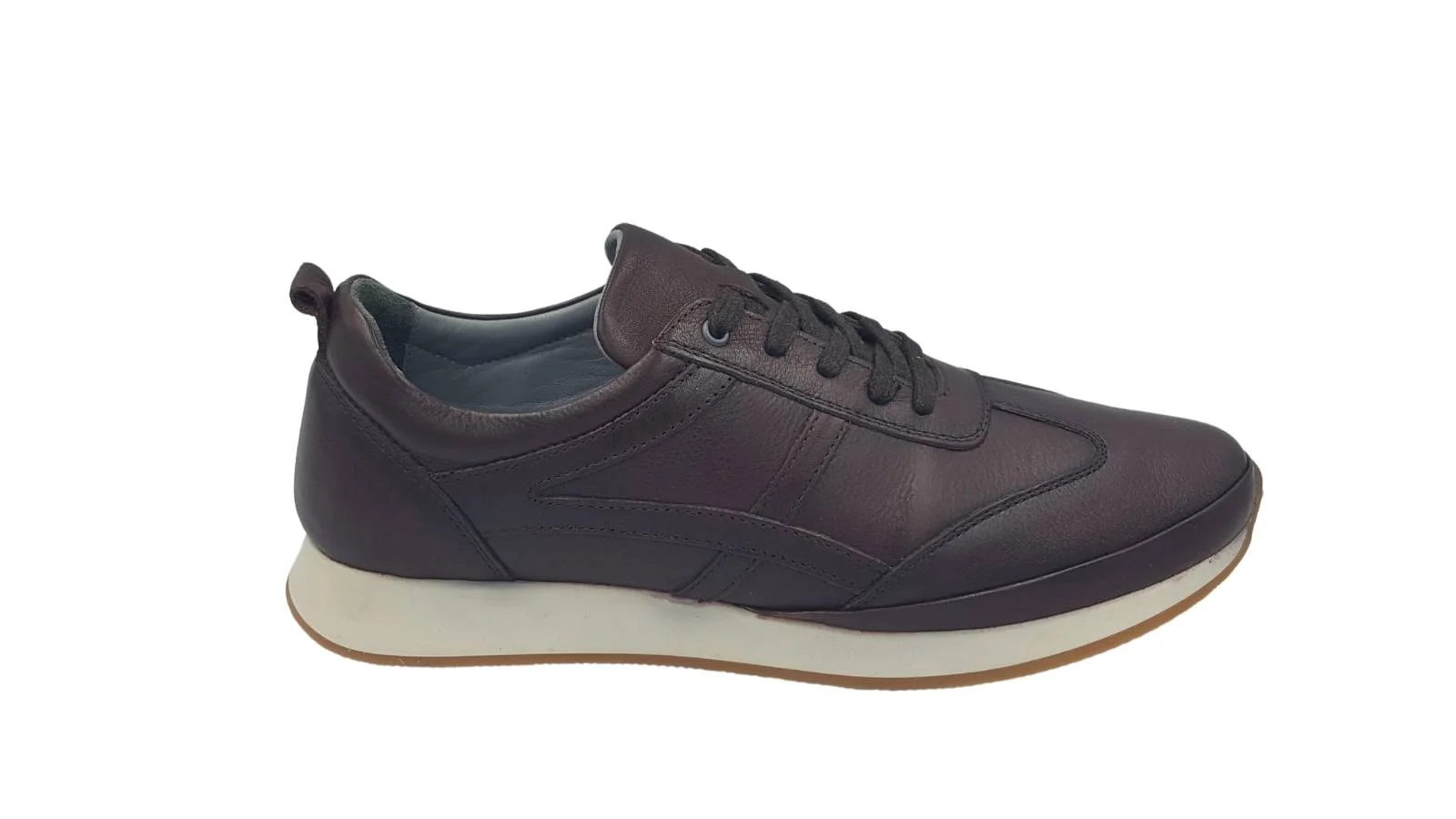 Φωτογραφία προϊόντος: Leder Shoes Ανδρικά Δερμάτινα Sneakers - 22487K - Καφέ