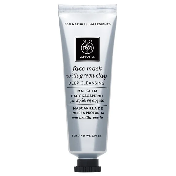 Φωτογραφία προϊόντος: APIVITA Face Mask για Βαθύ Καθαρισμό με πράσινη άργιλο 50 ml