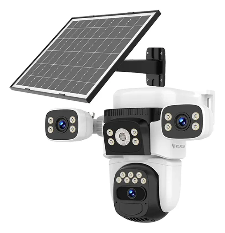 Φωτογραφία προϊόντος: VSTARCAM smart ηλιακή κάμερα BG621SR, triple lens, 2MP, 4G, SD, PTZ, IP66