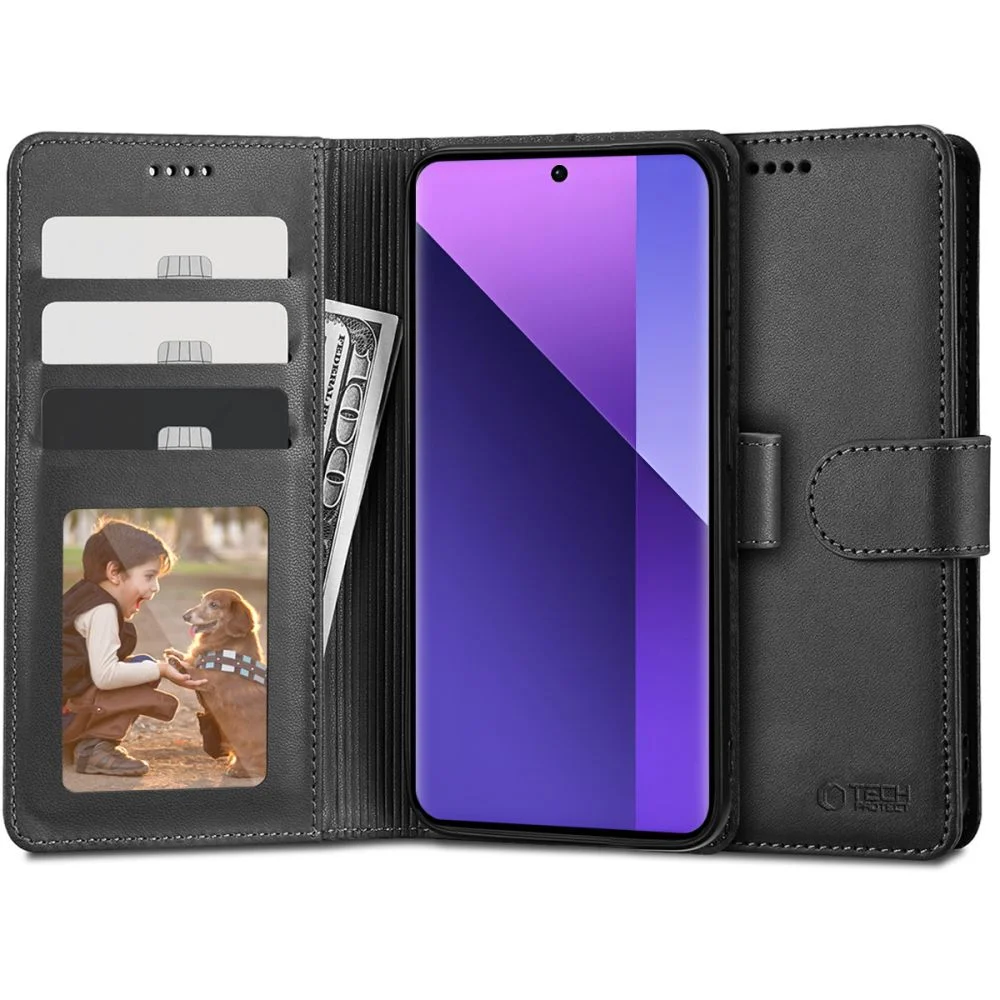 Φωτογραφία προϊόντος: Θήκη βιβλιαράκι Redmi Note 13 Pro+ Tech-Protect (Μαύρο)