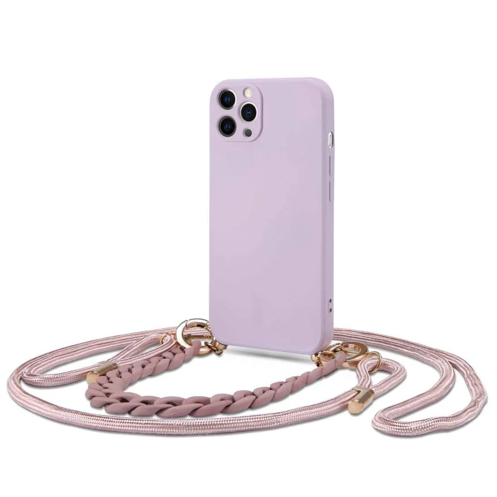 Φωτογραφία προϊόντος: Θήκη iPhone 12 Pro με Λουράκι Tech-Protect Μωβ